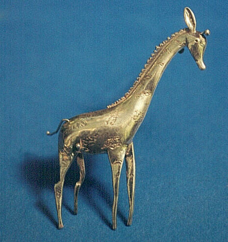 Giraffe Pin from the Animal Jewelry Collection