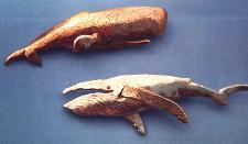 Humpback and Sperm Whale Pins