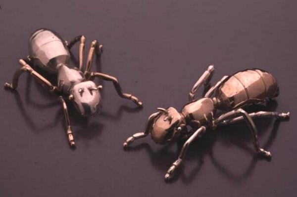 Ant Brooches from the Insect Jewelry Collection at Luna Parc