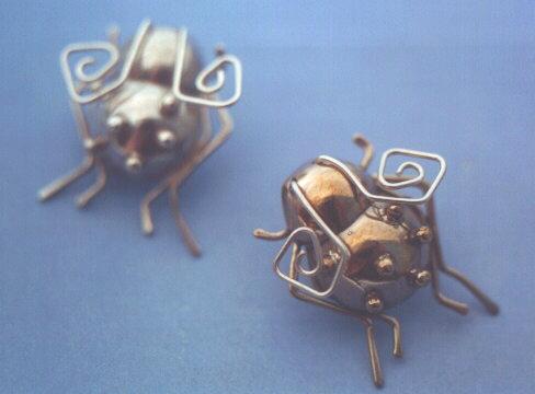 Ladybug Pin, Insect Jewelry from Luna Parc