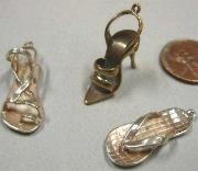 Miniature Shoe Charms and Jewelry