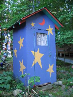 Outhouse at Luna Parc